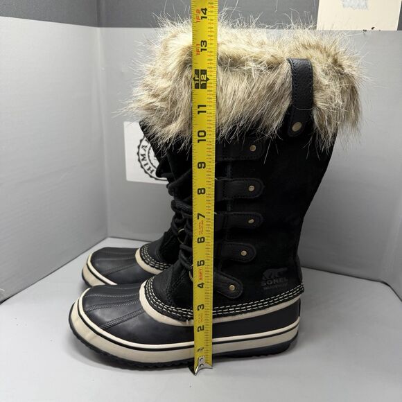 Sorel Women Joan Of Arctic Waterproof Boots Black, Quarry NL2429-010 Size 7 - Picture 12 of 12